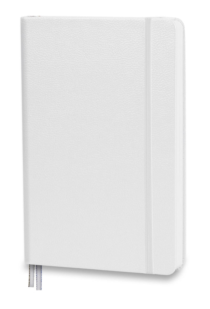 Minimalism Art, Premium Hard Cover Notebook Journal, Classic 5" x 8.3", 122â€…Numberedâ€…Pages, Gussetedâ€…Pocket, Ribbon Bookmark, Extra Thick Ink-Proofâ€…Paperâ€…120gsm, San Francisco (Plain, White) - Image 2